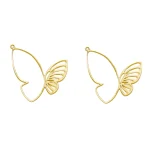 فریم دفرمه پروانه ای طلایی