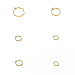 فریم 5 ضلعی برنجی