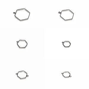 فریم برنجی ۶ ضلعی