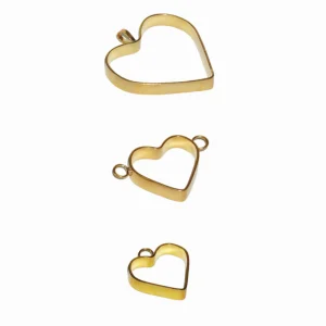 فریم برنجی مدل قلب