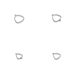 فریم نقره ای ۳ گوش