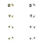 گوشواره میخی